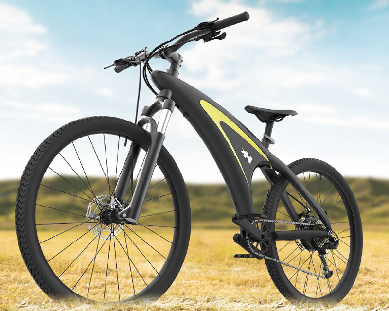 Q5-27,5 tums 650 W 100 km l&aring;ng r&auml;ckvidd 9-v&auml;xlad Mountain Electric Hybridcykel